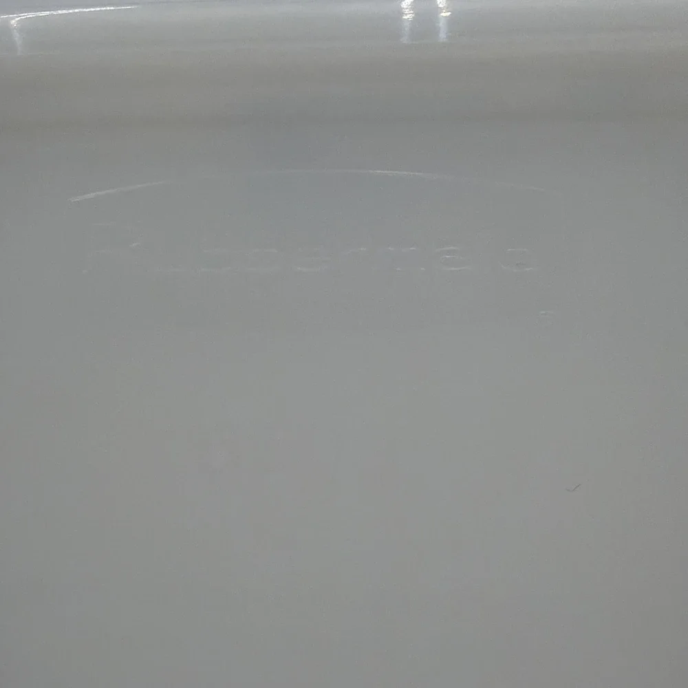 Rubbermaid Commercial Square Storage Container W/Lid 2 Qt Clear #6509